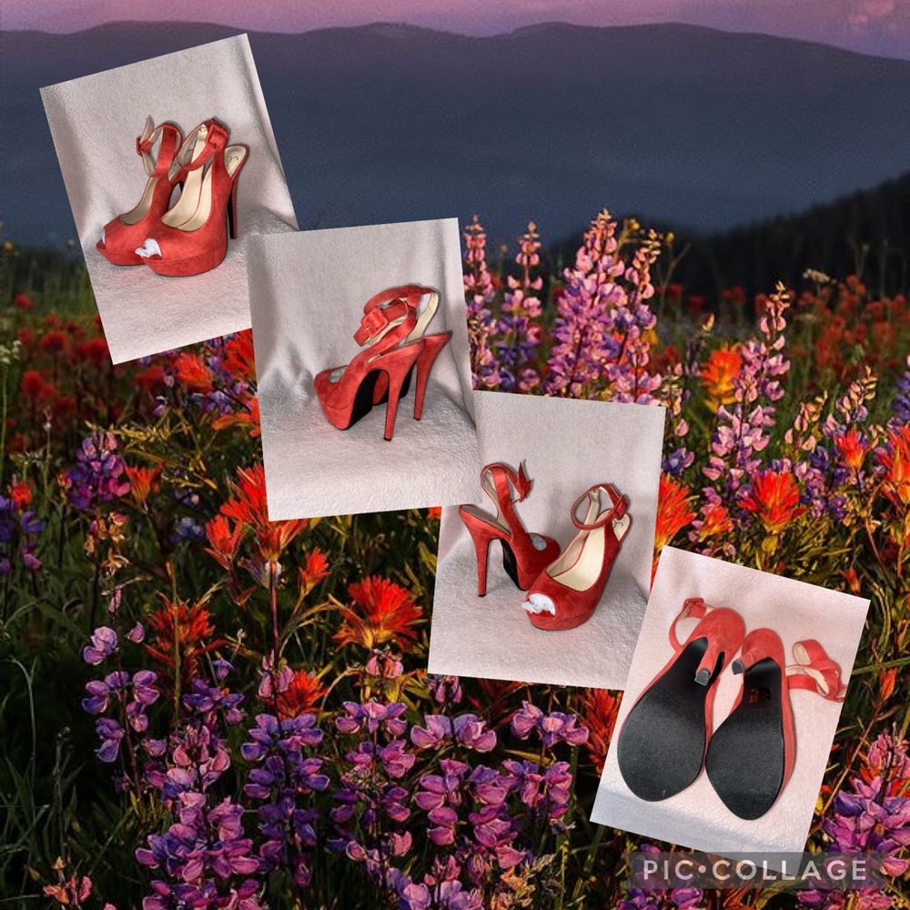 Brand new sandal platform heels